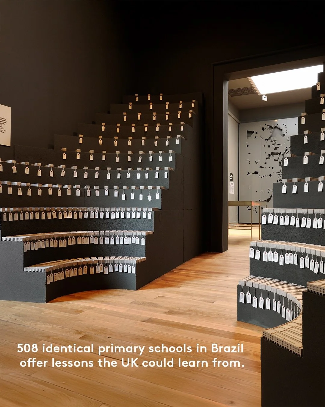 In 2011 in the UK, the Department for Education called for standard drawings, strong central control, fewer star architects. No more Richard Rogers moments, but efficiency first. We have been here before: rows of polite buildings behind chain link fe