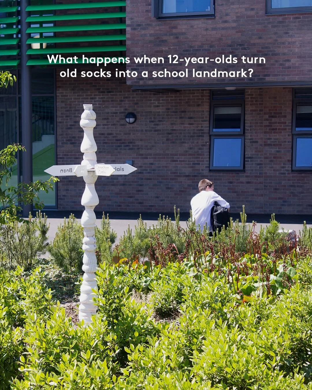 Sometimes learning maths starts with&hellip; socks. At Ysgol Bro Dinefwr in Llandeilo, fifteen Year 8 pupils set out to solve a very practical problem: their school needed better signage. Nothing glamorous, just a clearer way to find your way around.