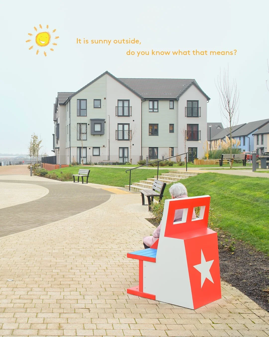 It is sunny outside, you can feel it, even from your desk. We feel this pull to go somewhere, go out. We think a lot about how people connect to where they are. How a place becomes more than a route between errands.

These benches at Barry Waterfront