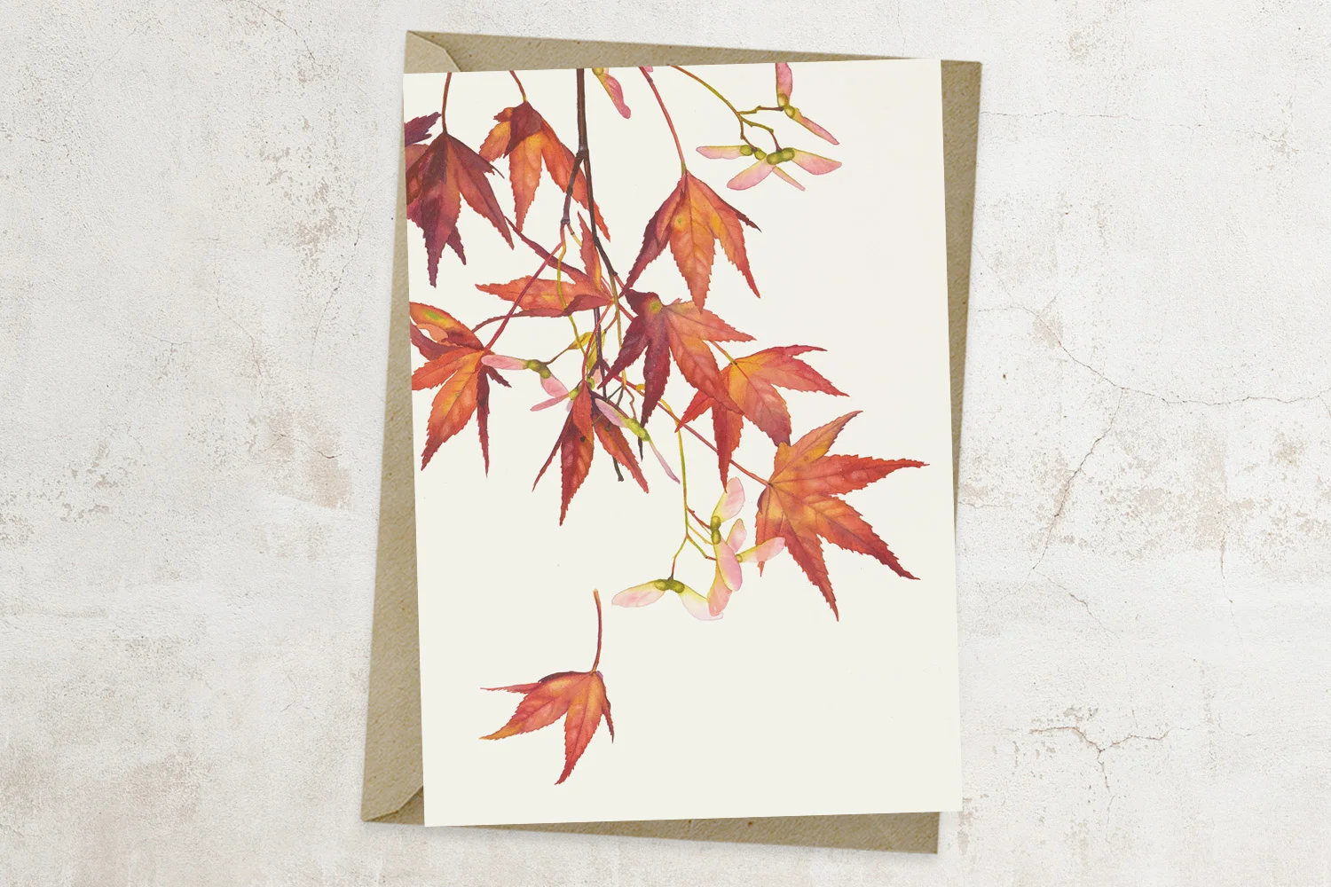 Japanese Maple. Greeting card