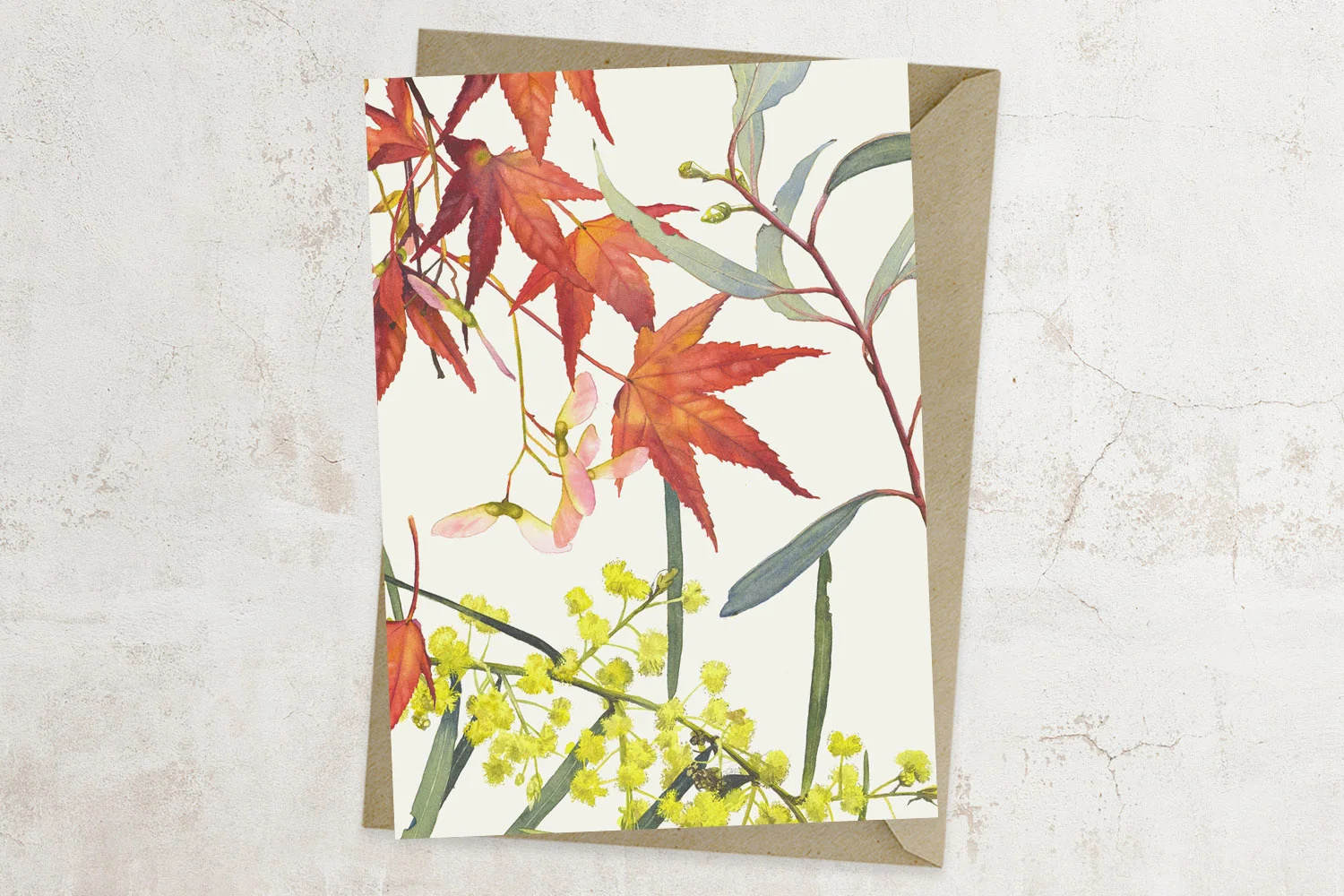 Mixed Colour. Greeting Card