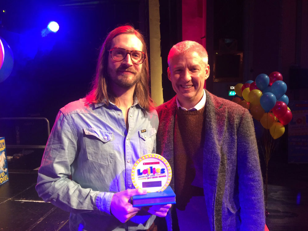 Me and Kes with our Lollies Trophy, before the pub.