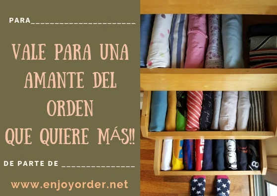 PARA LOS AMANTES DEL ORDEN
