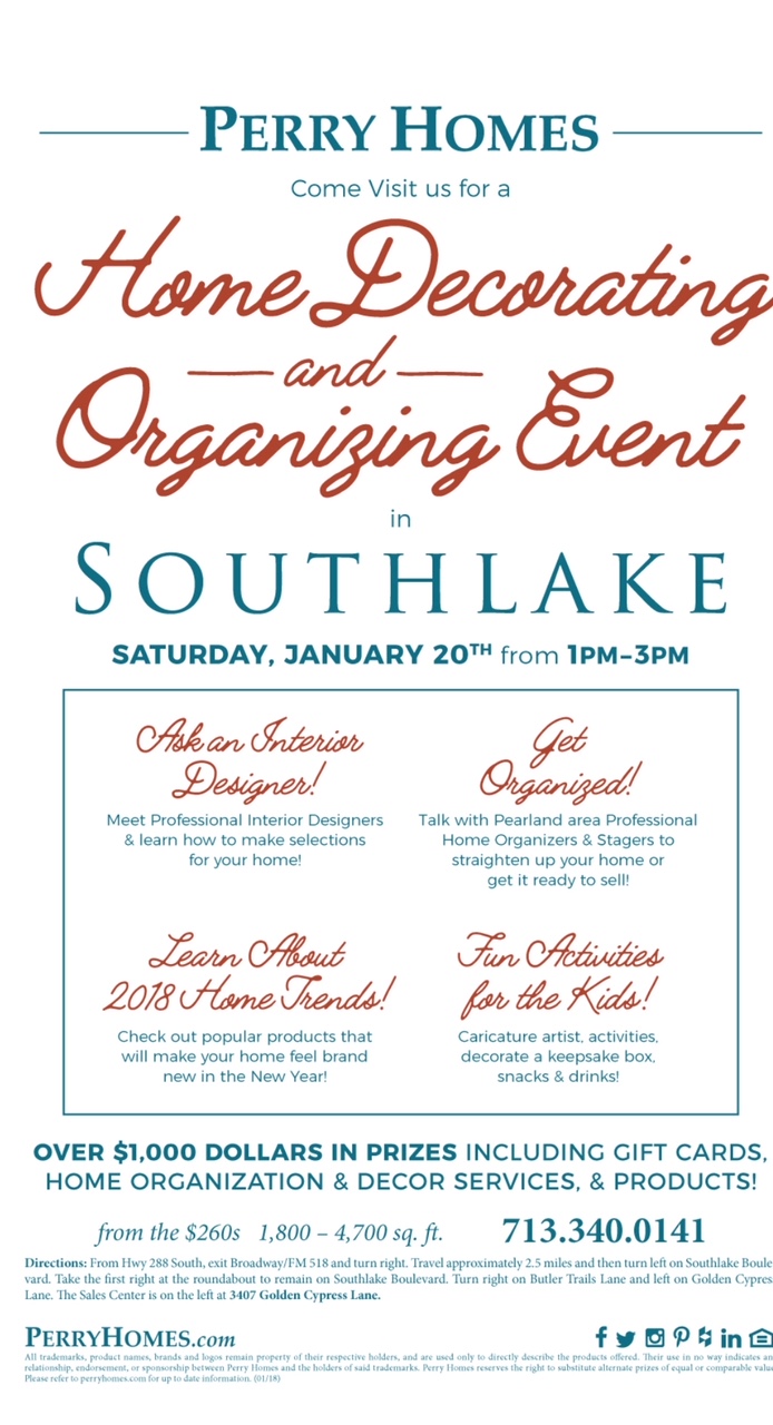 Home Decorating & Organizing Event