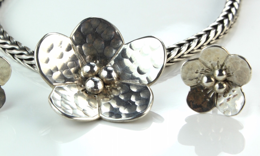 Sterling Silver Flower Designs