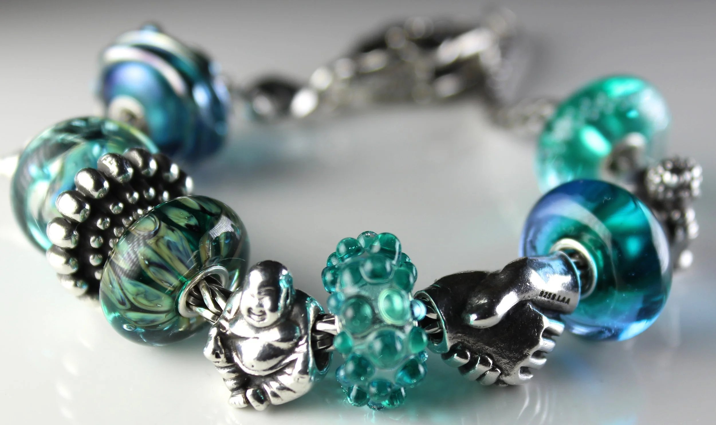 Lotus Charm Bead Set