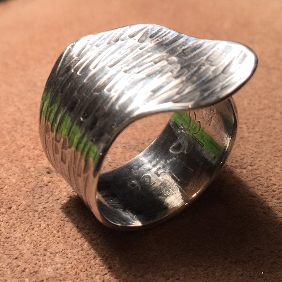 Sterling Silver Wave Ring