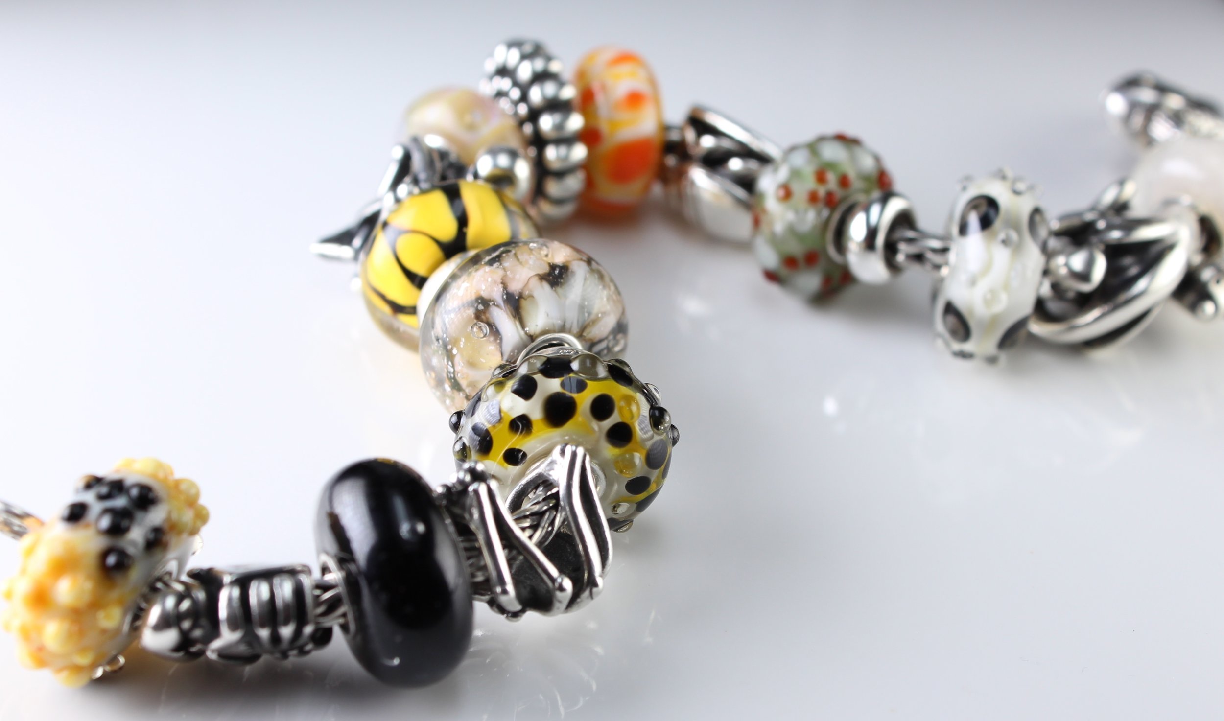 Reptile Inspired Charm Bead Set