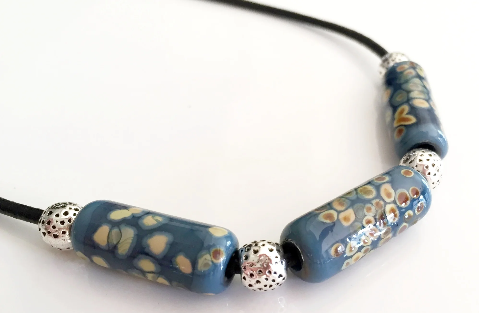 Denim Blue Necklace