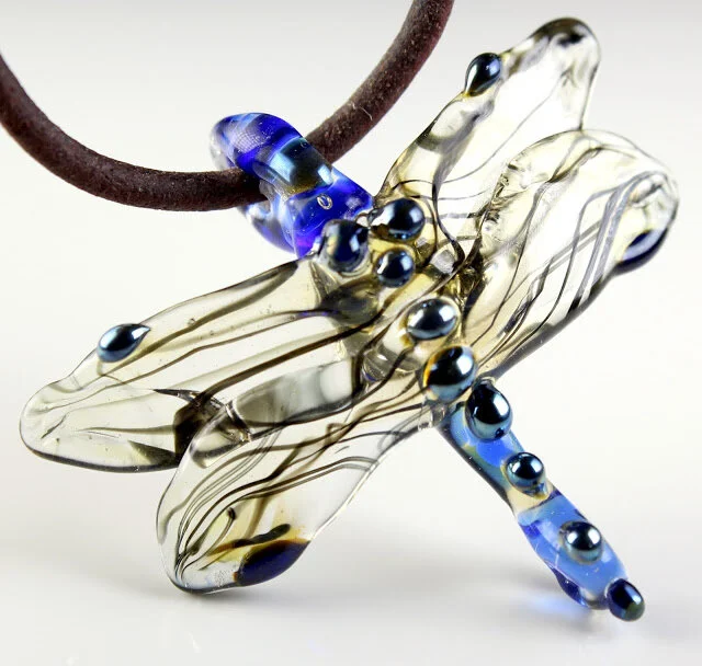 New Glass Dragonfly Pendants