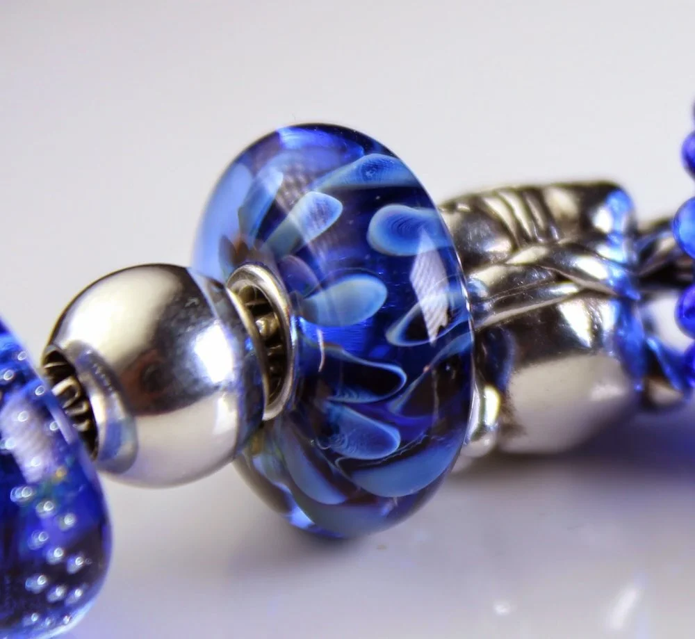 Something Blue... - Cobalt Blue Striking Charm Bead Set