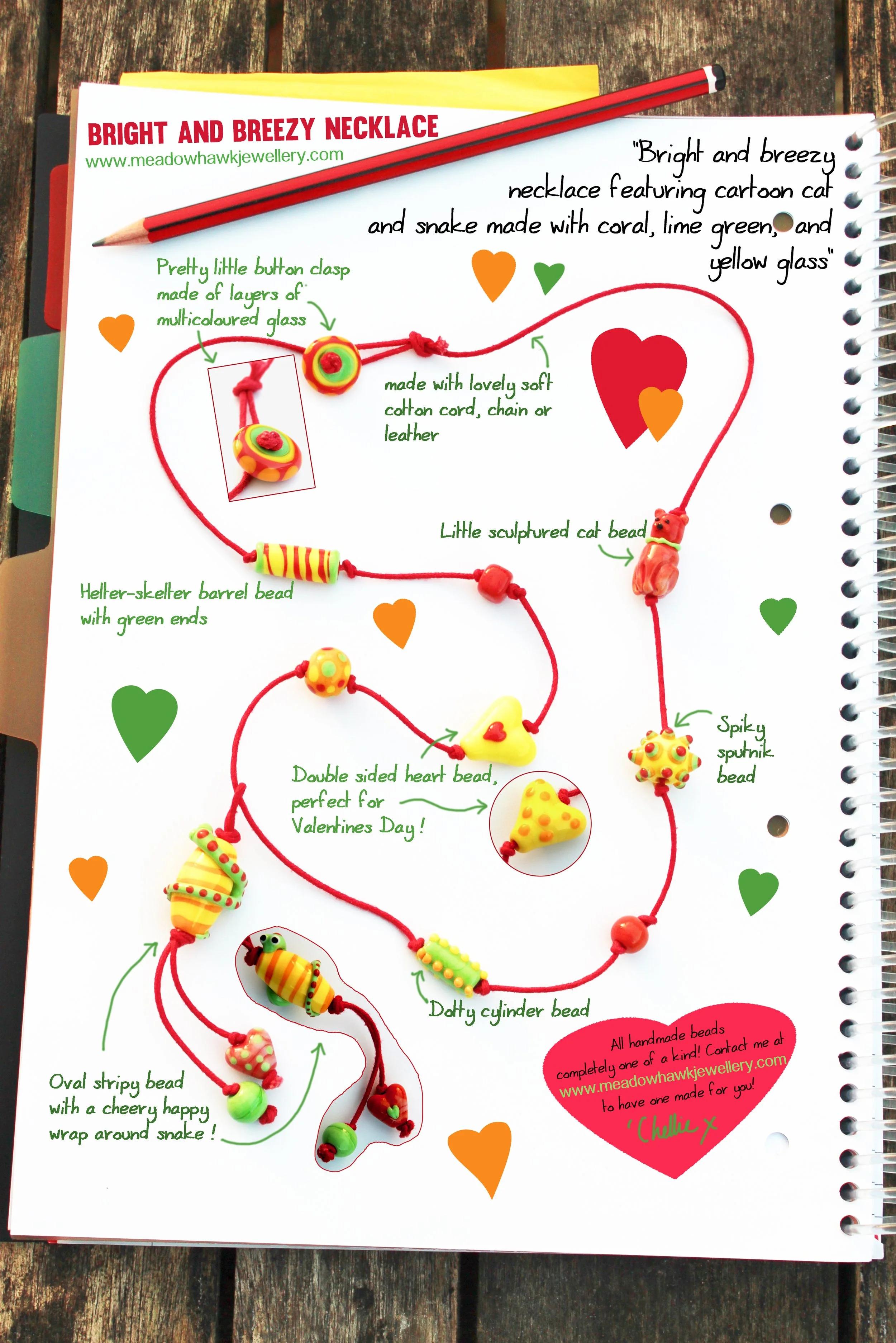 New Bright and Breezy Necklace!