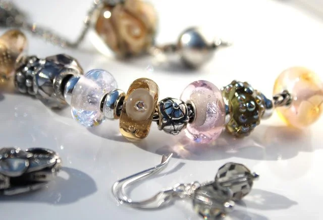 Blushing Beads - Matching Set for a Special Day