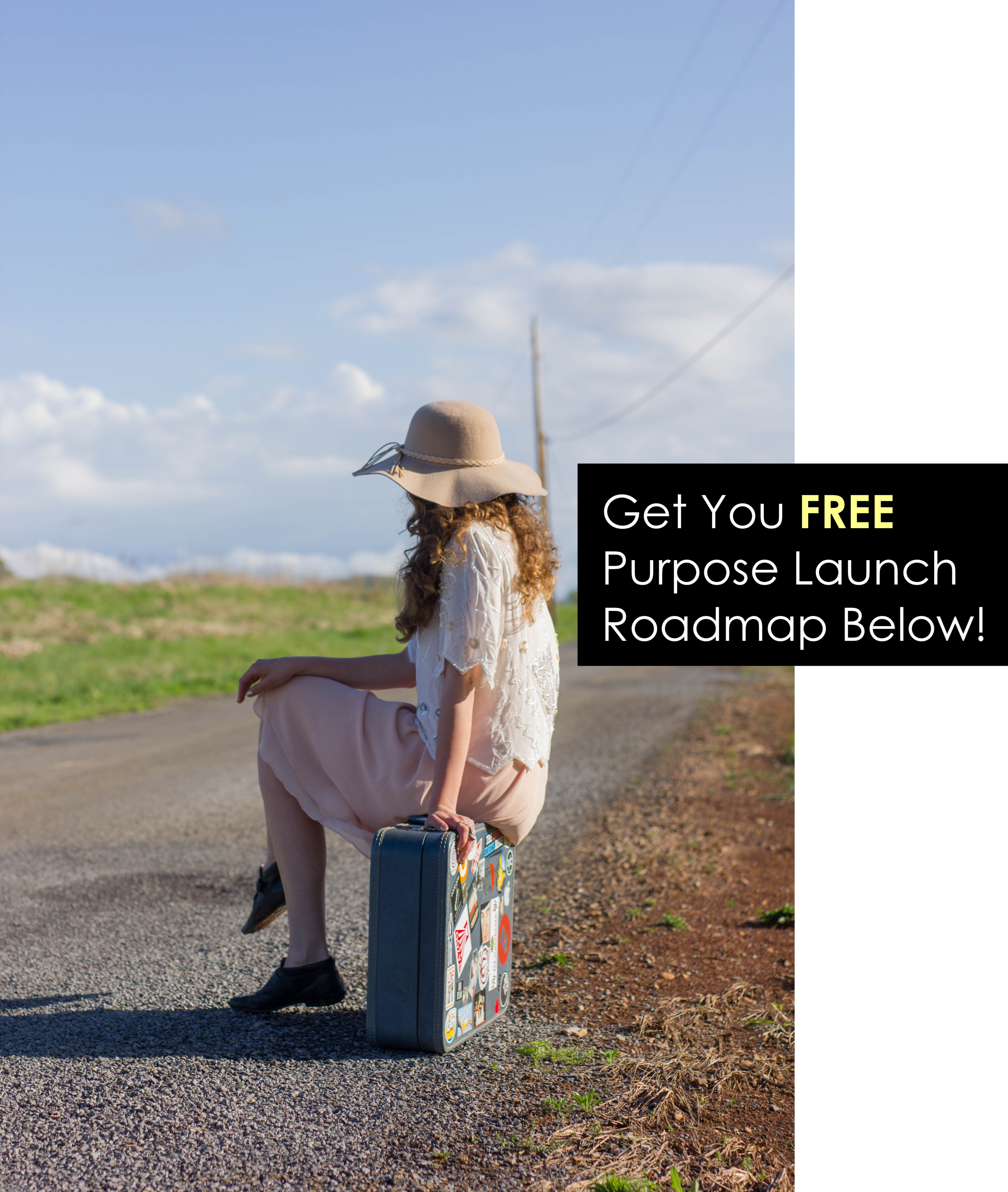 Get Your Free Road Map To Launching Your Purpose Without Spending a Dime! That's Right! It's Totally Possible!&nbsp;