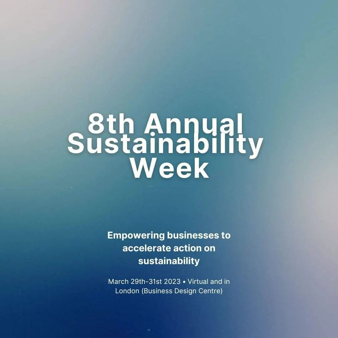 Get ready for the 8th annual Sustainability Week where you can connect with leading sustainability figures paving the way to a more sustainable future.

LINK IN BIO
.
.
.
.
#climatejustice #clinatechangeisreal #climatecrisis #climatechangeart #climat