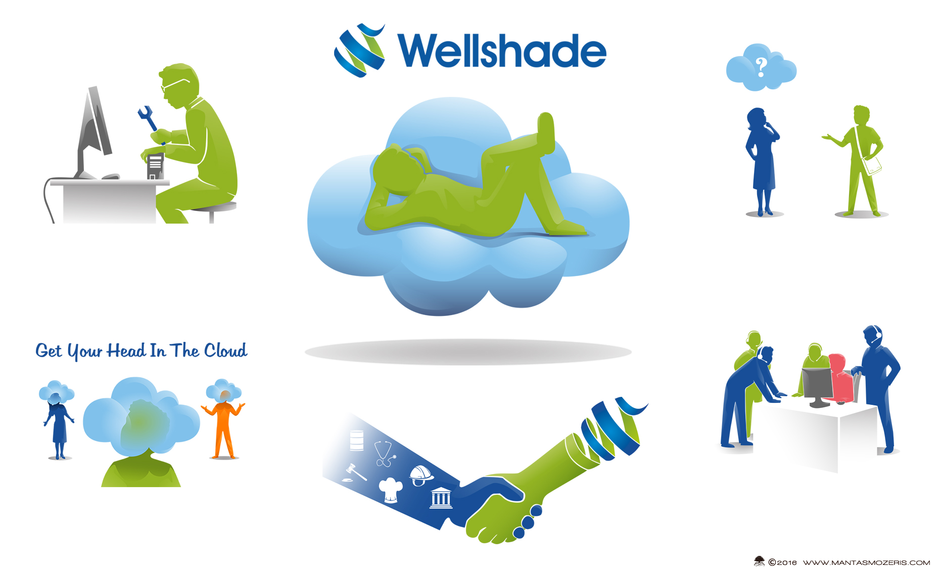 Wellshade illustrations