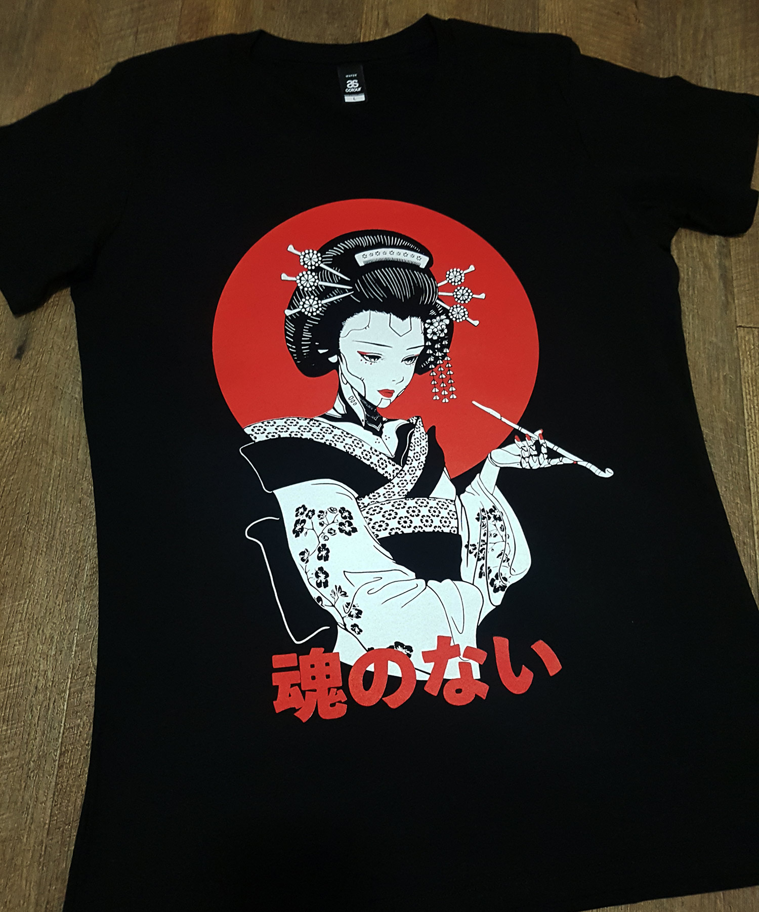 Cyborg Geisha for Kamifox Apparel