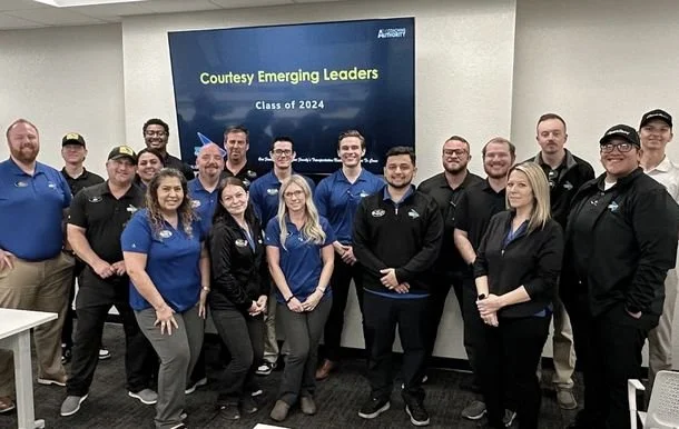 2024 Courtesy Emerging Leader Development Graduates. 19 Employees.