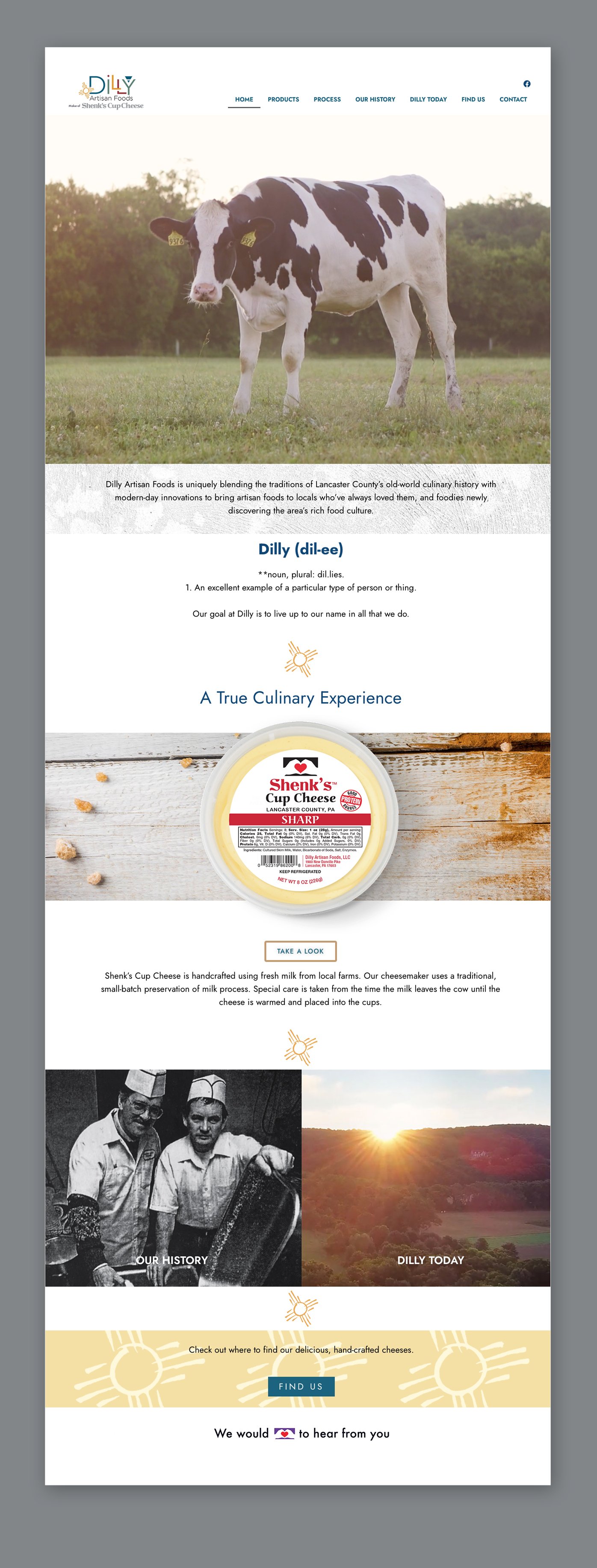 Dilly Artisan Foods Website