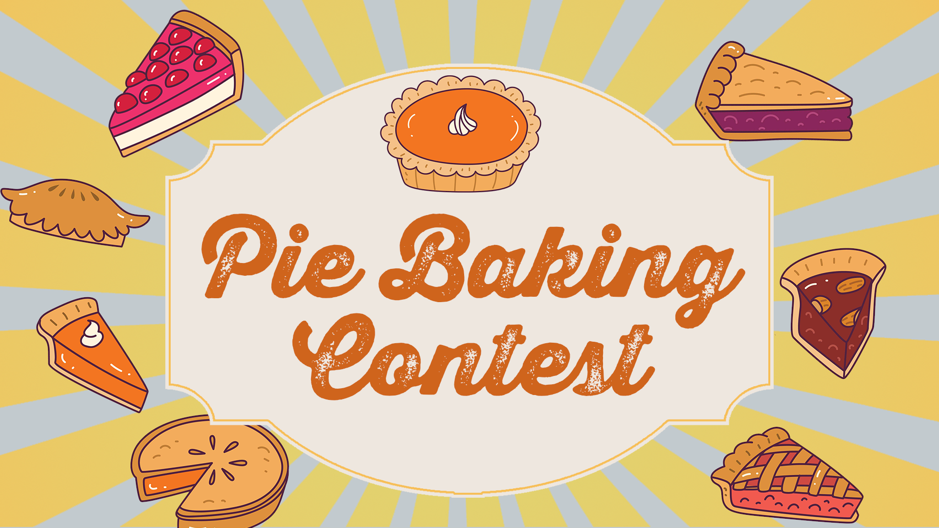 Pie Baking Contest