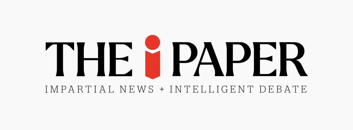 Logo for The i Paper with the tagline 'Impartial News + Intelligent Debate'.