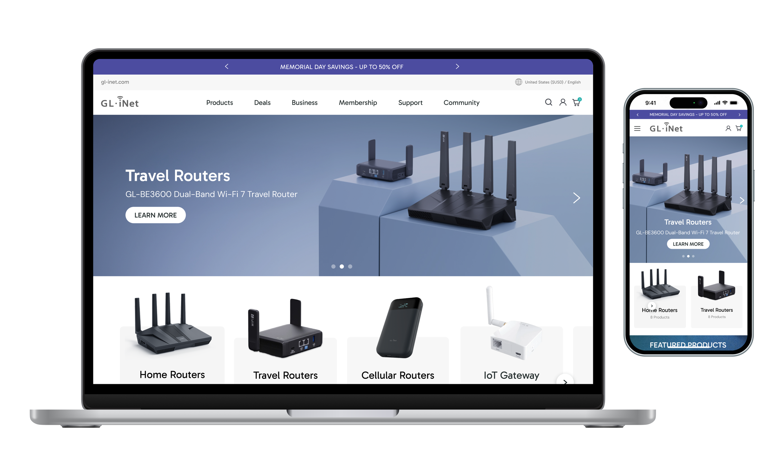 GL-INet Website Redesign