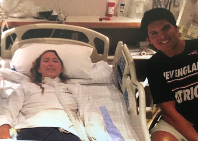 Katie and Jake at Craigs Hospital