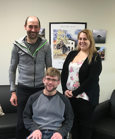 Nick with the IRLC's Michael and Nicole