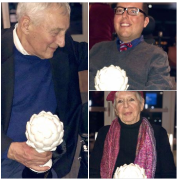 Clockwise from left: Raymond Lifchez, Cory Lee Woodard, and Zona Roberts