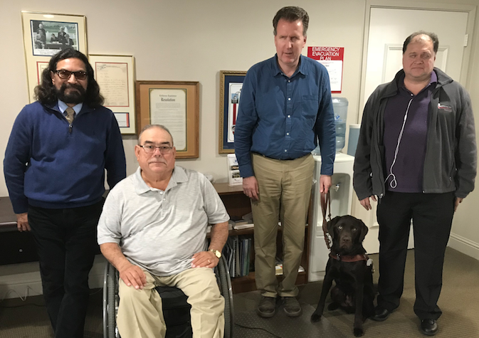 From left to right: Vidal, Mike, Larry, Palmer and Frank