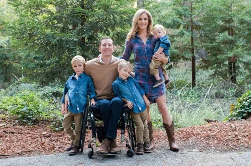 From left to right: Christopher, Chris, Hunter, Jenn and Kellan