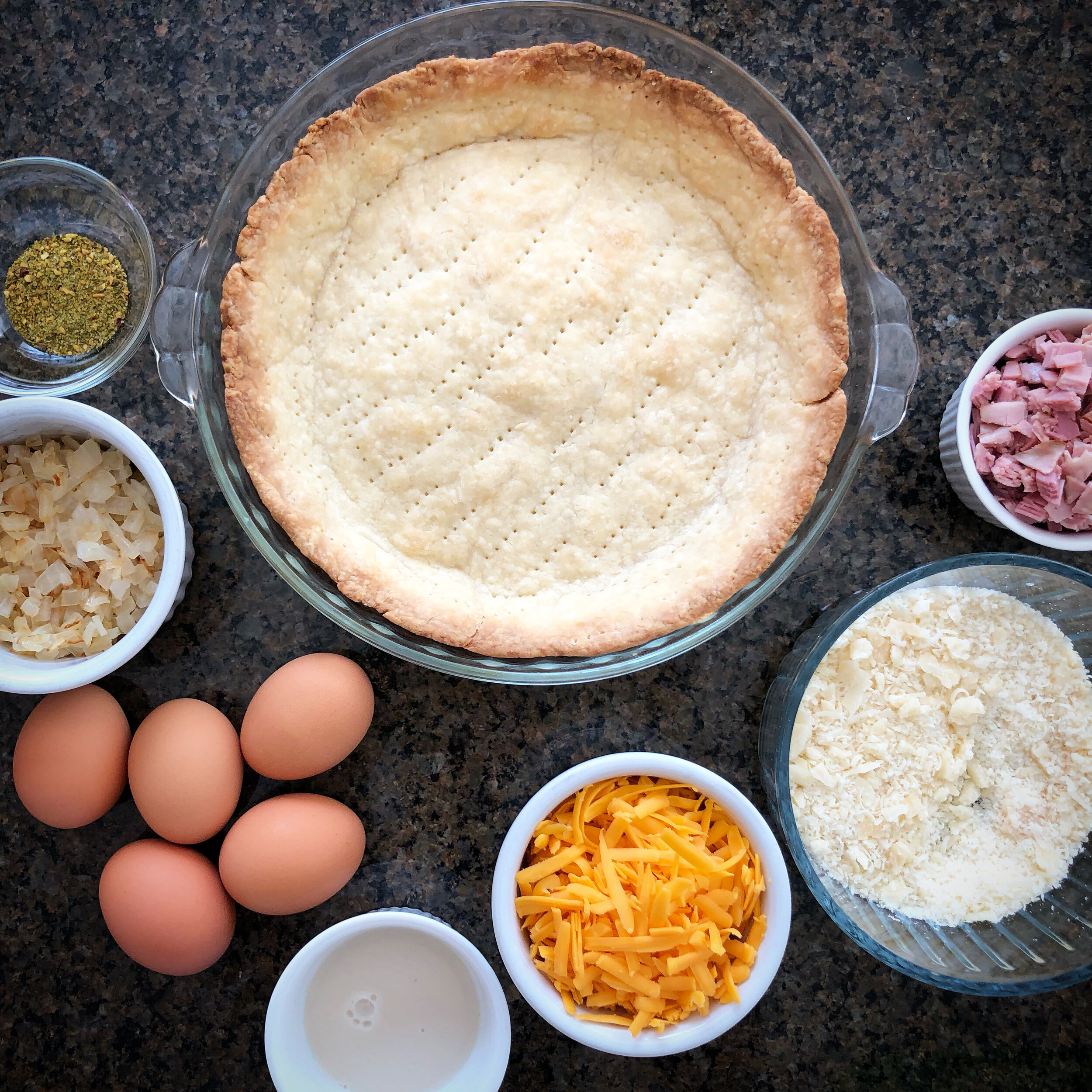 NOURISH: Ham &amp; Cheese Quiche Recipe