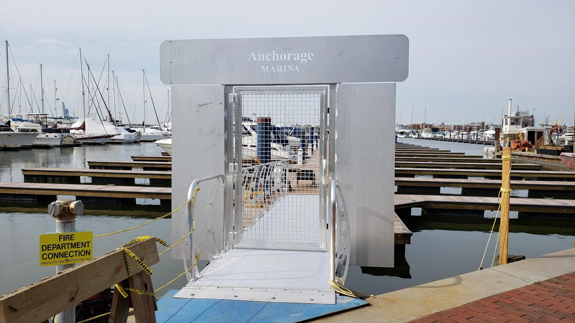 4/11/19 New Gates being Installed