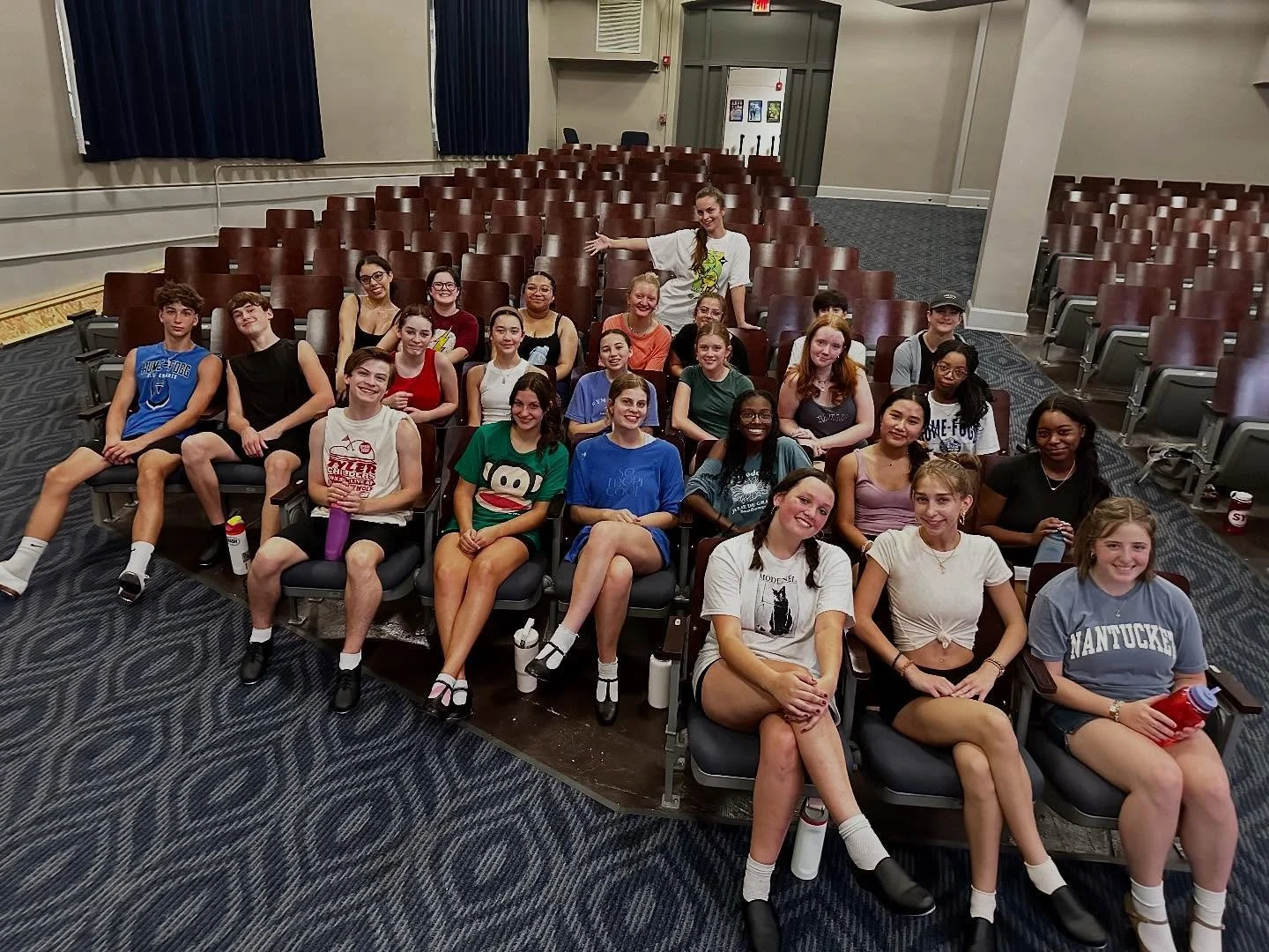 We had our final summer tap class with Miss Mackenzie tonight!