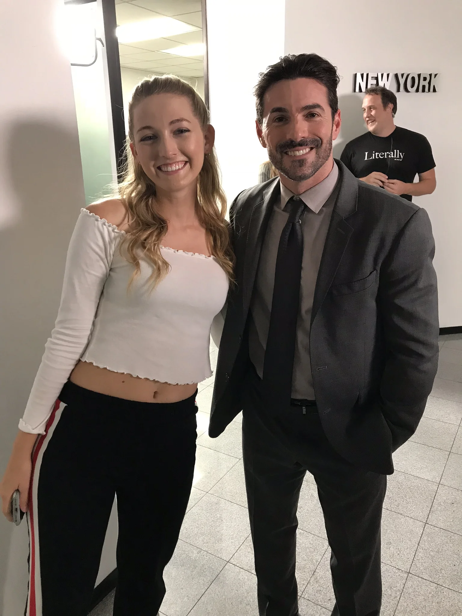 Josh with co-star Luca Bella