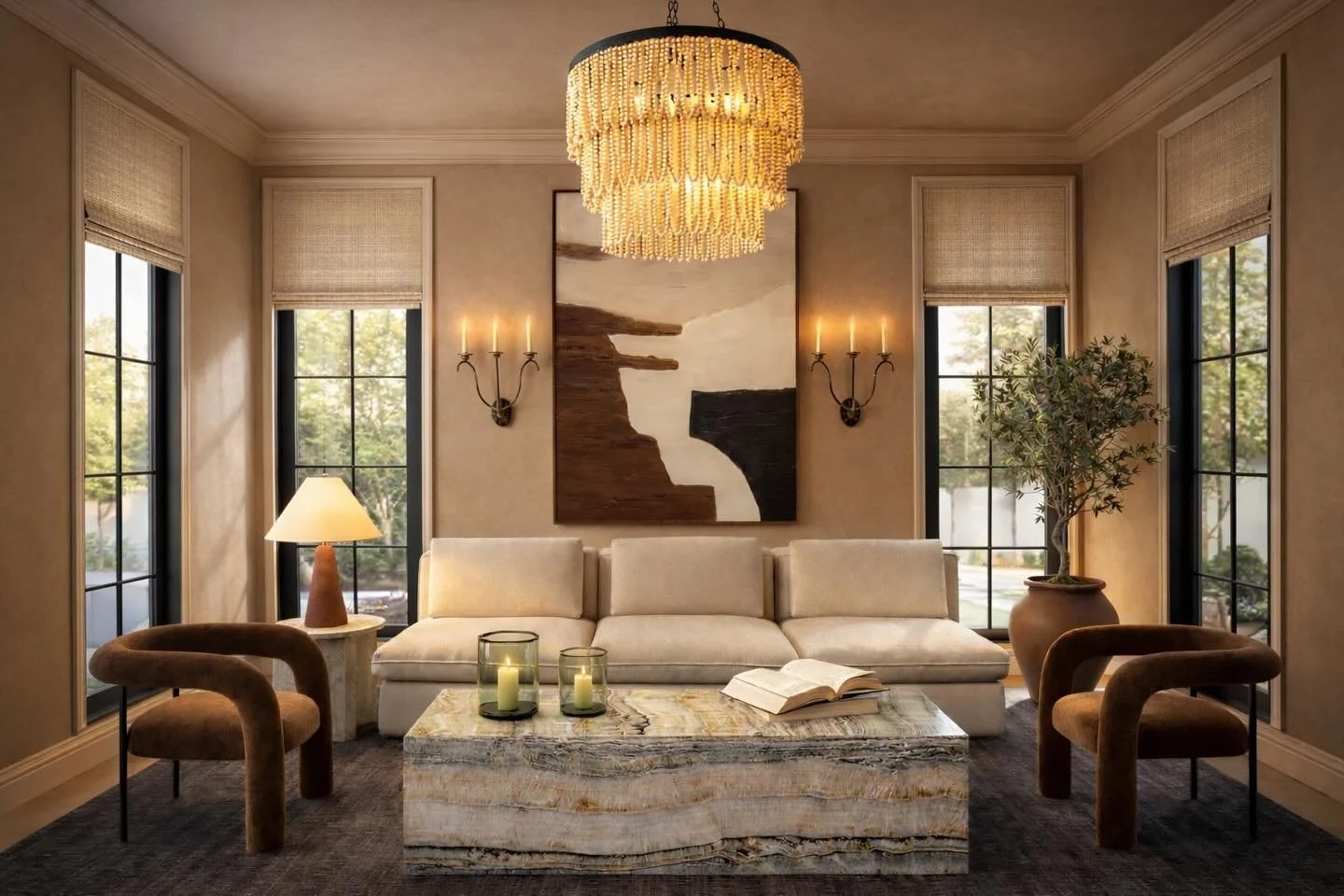 EMBER HOME | A study in warmth balance and restraint. 🤎
Interior architecture + design by @emberhomestudio 
.
.
.
#interiordesign #interiorarchitecture #interiorstyling #architecture #remodel #moderninterior #livingroom  #moderndesign #design #style