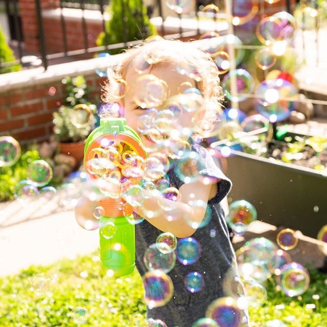 In just a week my little kid will be two. She&rsquo;s happy, healthy, smart, growing like a weed, and hysterical. The trigger broke on her bubble gun, so she ran around our little front yard, strafing everything with bubbles and laughing manically! 
