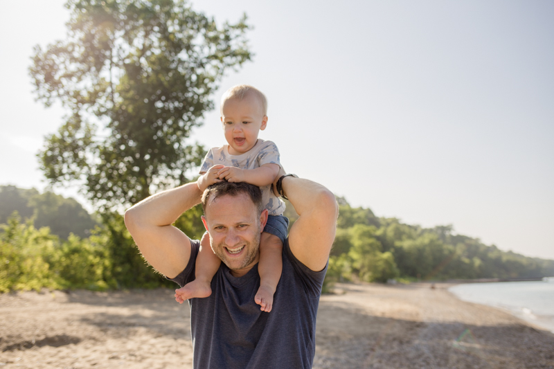 Beach outing | Chicago North Shore Family Photography