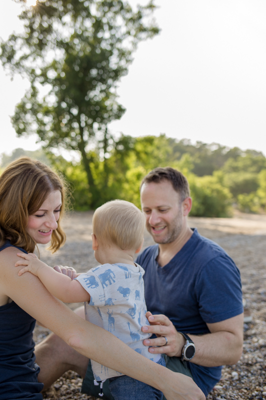 Beach outing | Chicago North Shore Family Photography