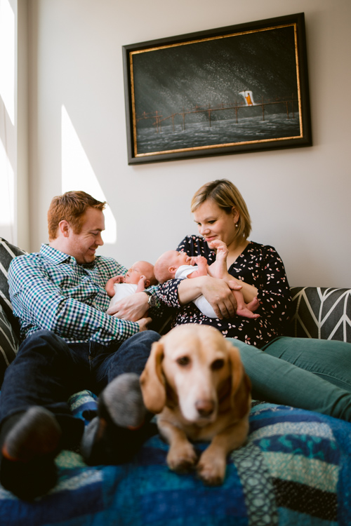 Twice the Joy | Chicago Newborn Photography