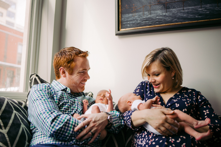 Twice the Joy | Chicago Newborn Photography