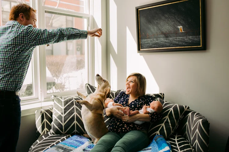 Twice the Joy | Chicago Newborn Photography