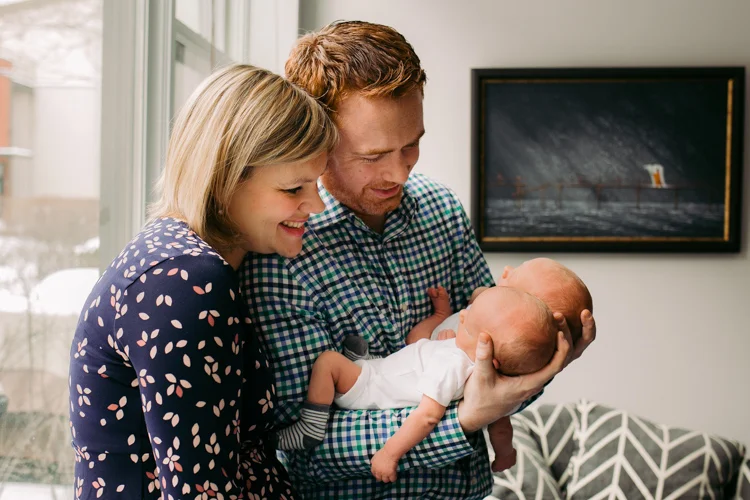 Twice the Joy | Chicago Newborn Photography
