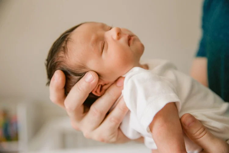 In Home Lifestyle Session | Chicago Newborn Photographer