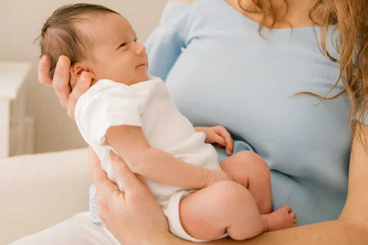 In Home Lifestyle Session | Chicago Newborn Photographer
