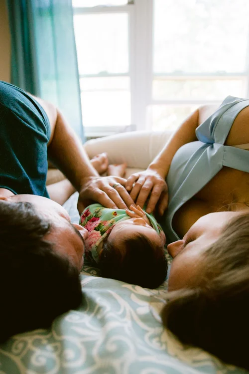 In Home Lifestyle Session | Chicago Newborn Photographer
