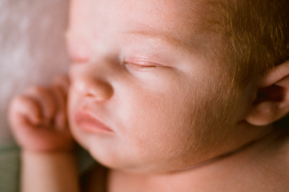 Detailed photo of a newborn