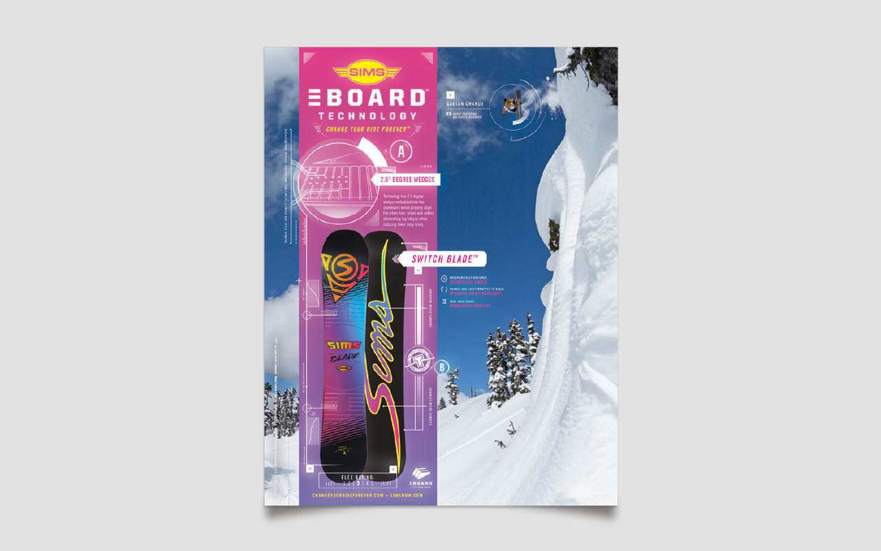 Product ads featuring team athletes