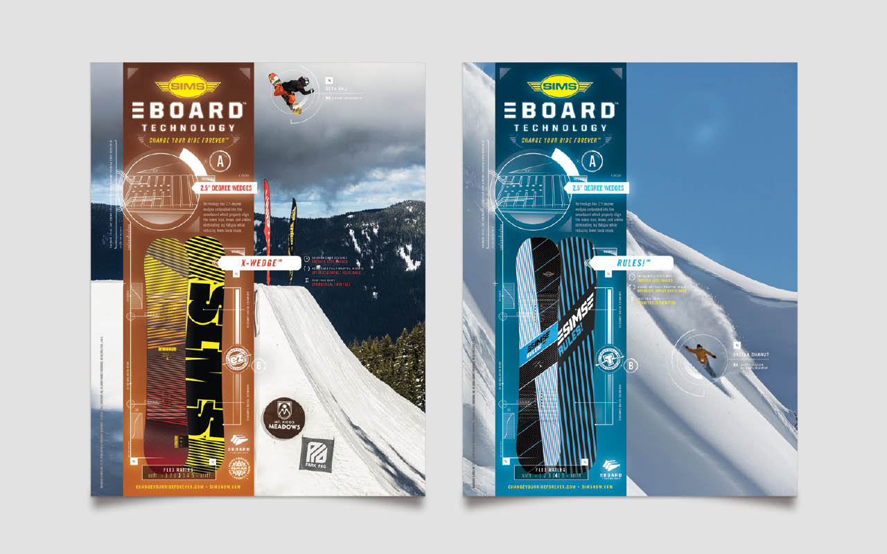 Product ads featuring team athletes