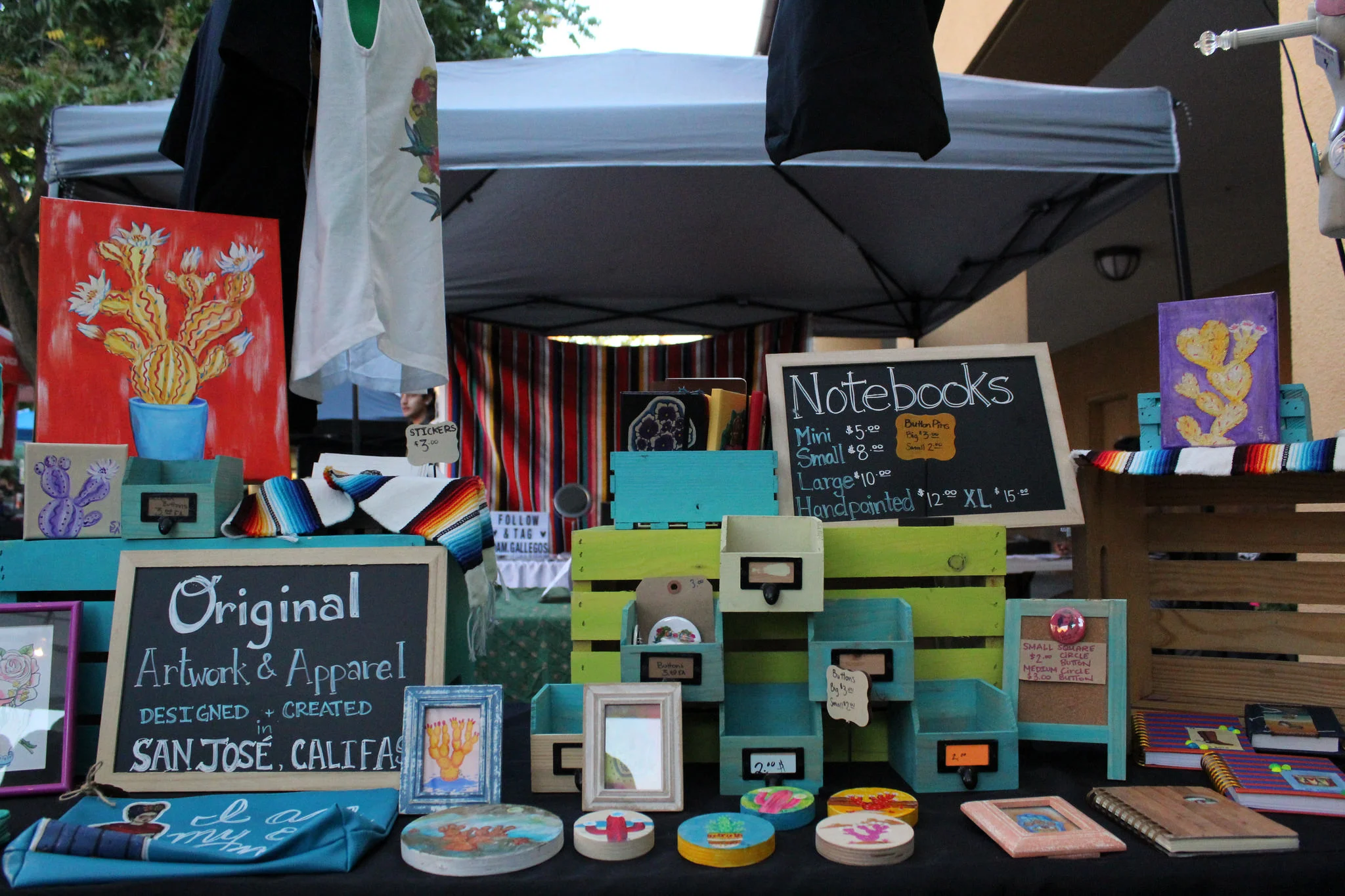 Vendor markets offer opportunity for artists and artisans to take up space in the festival to sell their art. Photo by Orlando Espino.